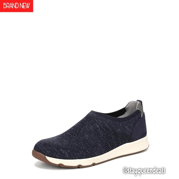 Women's Slip-On Sneakers Lightweight Stretch Knit Machine Washable Size 8